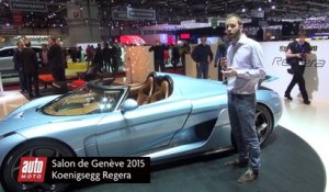 Koenigsegg Regera - Salon de Genève 2015 : présentation vidéo live