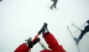 Pas évident d'apprendre le ski aux enfants