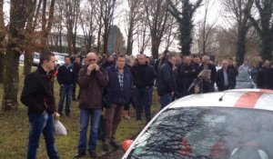 Manifestation des agriculteurs à Quimper devant la DDTM