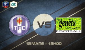 Dimanche 15 mars à 15h00 - Toulouse FC B - Les Genets d'Anglet - CFA2 H
