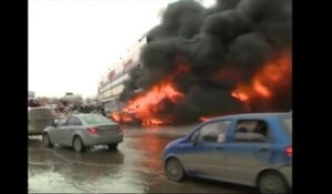 Gigantesque incendie mortel dans un centre commercial russe