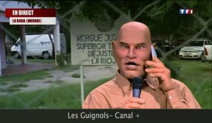 Les guignols caricaturent le passage de Louis Bodin au JT de TF1