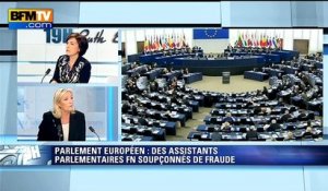 Emplois fictifs au Parlement européen : Marine Le Pen contre-attaque