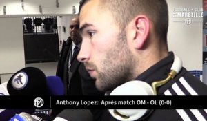OM - OL (0-0): La réaction d'Anthony Lopes