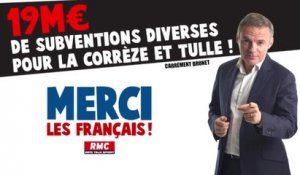 Merci les Français - 19 millions de subventions diverses pour la Corrèze et Tulle !