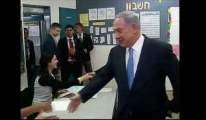 Législatives en Israël : Netanyahou vote
