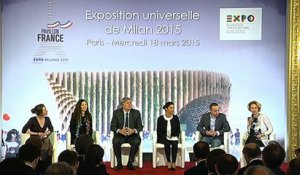Tables rondes lors de l'évènement "La France à l’exposition universelle de Milan 2015"