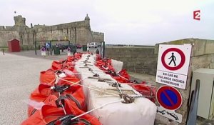 Saint-Malo se prépare à la "marée du siècle"