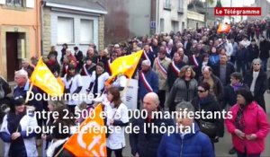 Douarnenez. Entre 2.500 et 3.000 manifestants pour la défense de l'hôpital