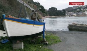 Marée du siècle. Pleine mer sur la baie de Saint-Michel-en-Grève à Locquirec