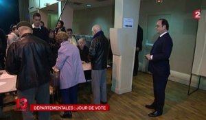 Départementales : de Valls à Le Pen, tous dans l'isoloir pour voter