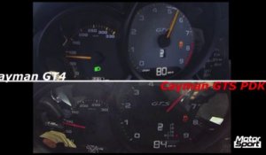 0-240 km/h : Cayman GTS VS GT4