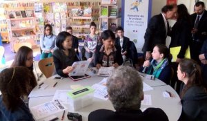 Najat Vallaud-Belkacem et Fleur Pellerin lancent la 26è Semaine de la presse et des médias à l'École