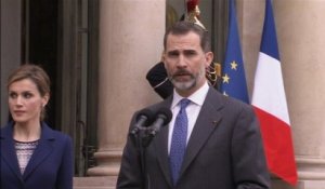 Crash de l'A320 : le roi Felipe VI d'Espagne s'exprime depuis l'Elysée
