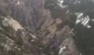 Les premières images du site de l'accident du vol 4U9525 dans les Alpes