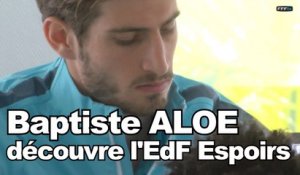 Aloé découvre l'Equipe de France Espoirs