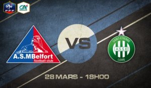 Samedi 28 mars à 18h00 - ASM Belfort - AS St-Etienne B - CFA B