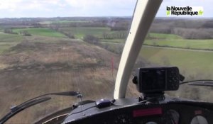 VIDEO. Dans l'hélicopètre d'ERDF, au-dessus des lignes haute tension de l'Indre