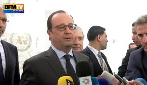 Hollande à Tunis: "C'était mon rôle de venir ici"
