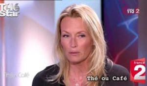 Thé ou Café - Estelle Lefébure explique pourquoi elle a retiré le patronyme Hallyday, après son divorce avec David - Samedi 28 mars 2015