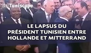 Le président tunisien confond Hollande et Mitterrand