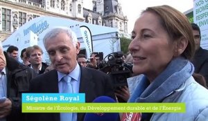 Ségolène Royal s'est rendue au 12e Forum international de la météo et du climat