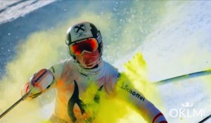 Du ski explosif et coloré