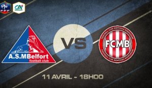 Samedi 11 avril à 18h00 - ASM Belfort - FC Montceau Bourgogne - CFA B
