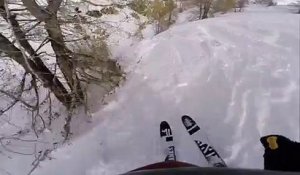 descente folle en ski