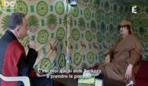 Mouammar Kadhafi : "J'ai donné de l'argent à Nicolas Sarkozy avant qu'il ne devienne président"