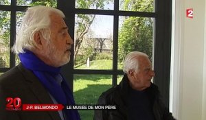 Jean-Paul Belmondo rend hommage à son père sculpteur