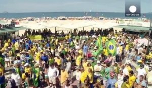 Deuxième journée de manifestation contre Dilma Rousseff au Brésil