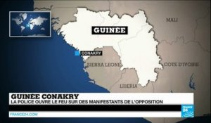 Guinée Conakry : la police ouvre le feu sur des opposants, 1 mort par balle