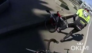 Un cycliste violemment fauché par un camion