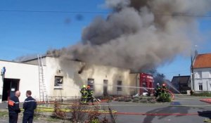 Un incendie ravage une boulangerie à Sainte-Catherine