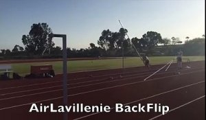 Faire un Backflip pendant un Saut à la perche à 5m de hauteur : AirLavillenie Backflip