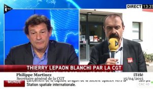 Philippe Martinez : «Thierry Lepaon n'a pas eu connaissance du devis et des travaux»