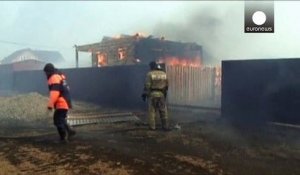 Violents incendies en Sibérie