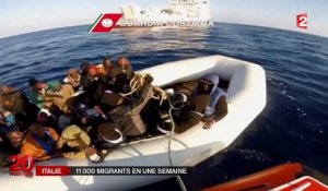 Migration : dramatiques traversées vers l'Italie