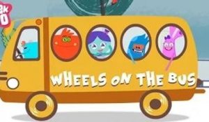 Wheels On The Bus | Nursery Rhymes For Kids | Popular English Rhymes | Peekaboo