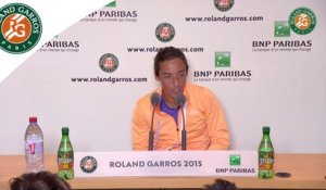Conférence de presse Francesca Schiavone Roland-Garros 2015 / 2e Tour