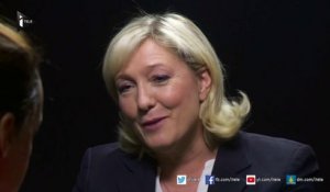 Marine Le Pen "je défends la France des oubliés"