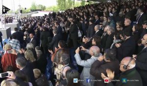 Arménie: commémorations en présence de F. Hollande et V. Poutine