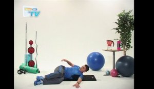 Besoin2sport - Stretching - Obliques (allongé) - Niveau : moyen