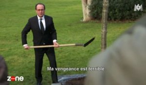 François Hollande aux photographes : "Ma vengeance est terrible" - ZAPPING ACTU DU 27/04/2015