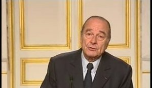 Jacques Chirac soutient Nicolas Sarkozy