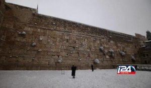 Jerusalem sous la neige