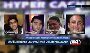 Israël va enterrer les 4 juifs tués lors de la prise d'otage de l'Hypercacher à Paris