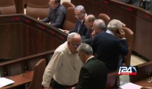 Dissolution du parlement israélien