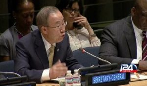 Ban Ki moon on the peace process